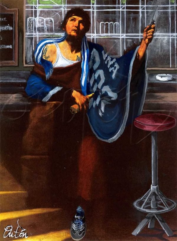 Dibujo Neobarroco_Pablo Outon_Futboleiro